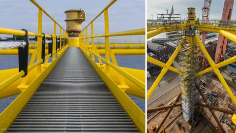 CTS Profileroste im Offshore - Einsatz