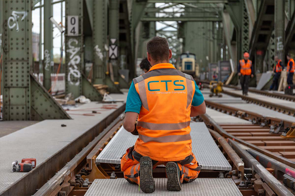 Installation of a GRP bridge covering