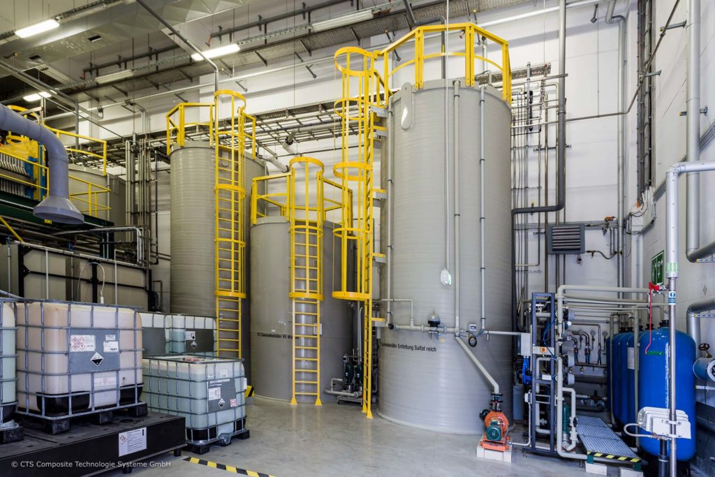 Konstrukcje z TWS w inżynierii chemicznej