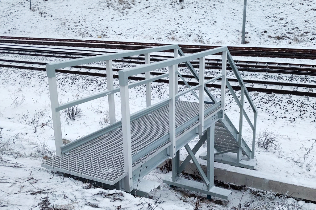 Przejazdy kolejowe z TWS w zimie