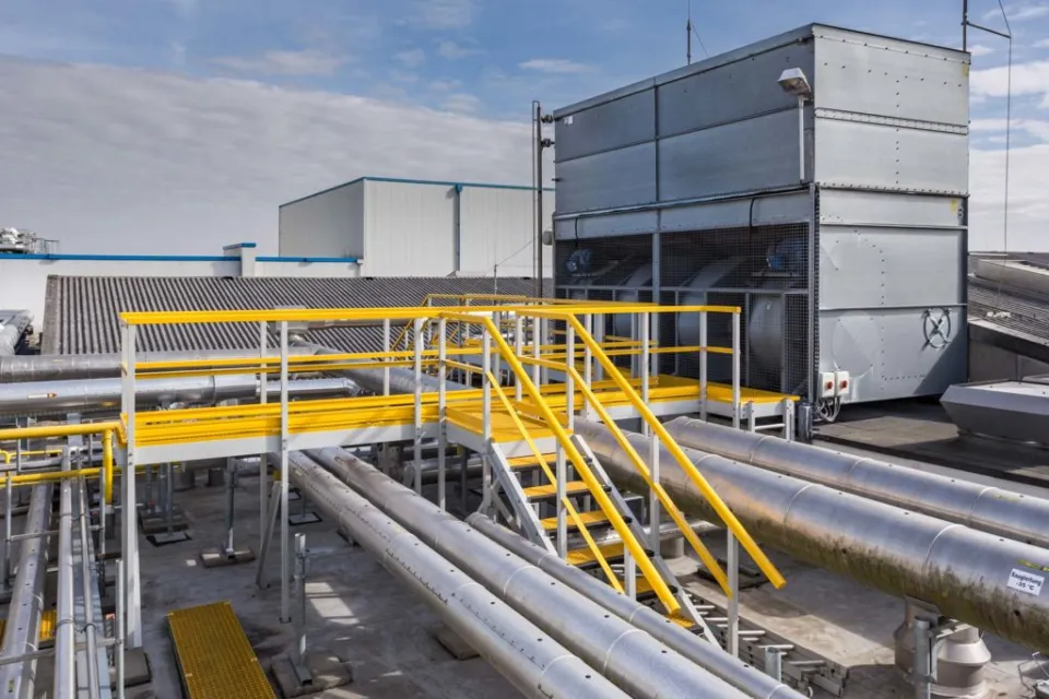 Example image: GRP in plant engineering